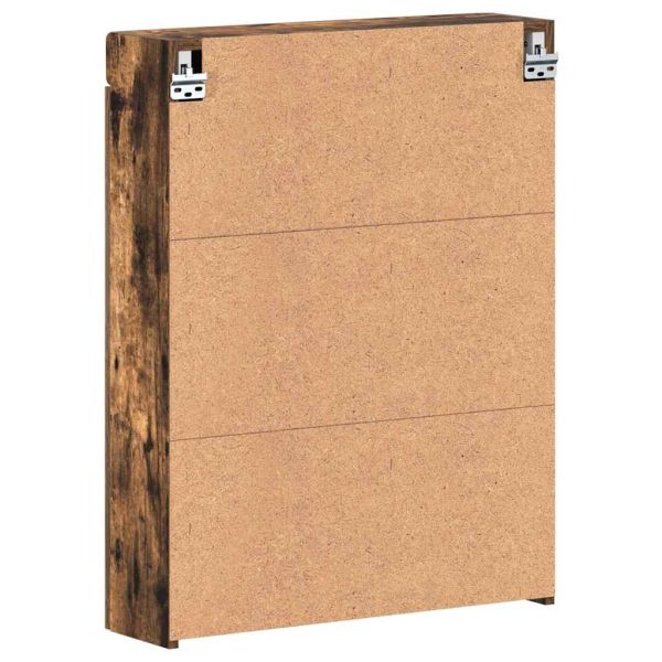 Шкаф с огледало за баня TULUM Димян дъб 60 x 16,5 x 78 см