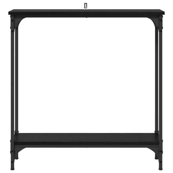 Конзолна маса Черния дъб 75 x 22,5 x 75 см Инженерно дърво