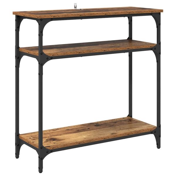 Конзолна маса Старо дърво 75 x 29 x 75 см Инженерно дърво