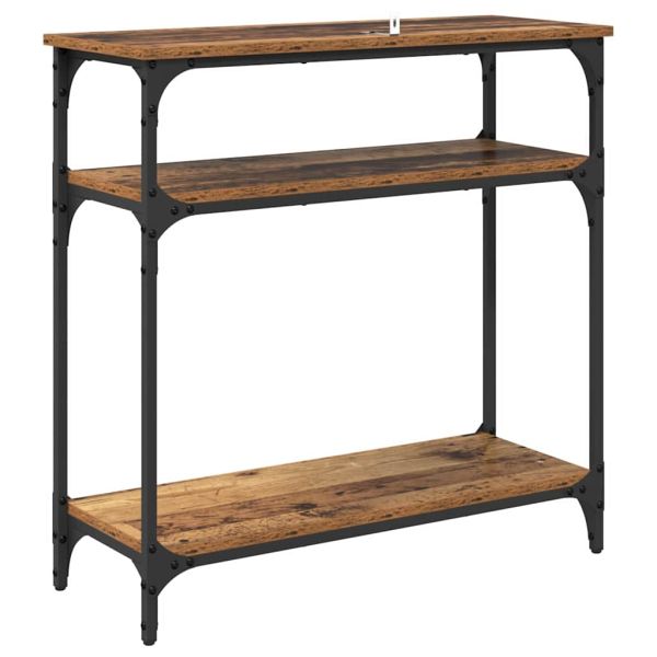 Конзолна маса Старо дърво 75 x 29 x 75 см Инженерно дърво