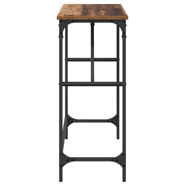 Конзолна маса Старо дърво 75 x 32 x 75 см Инженерно дърво