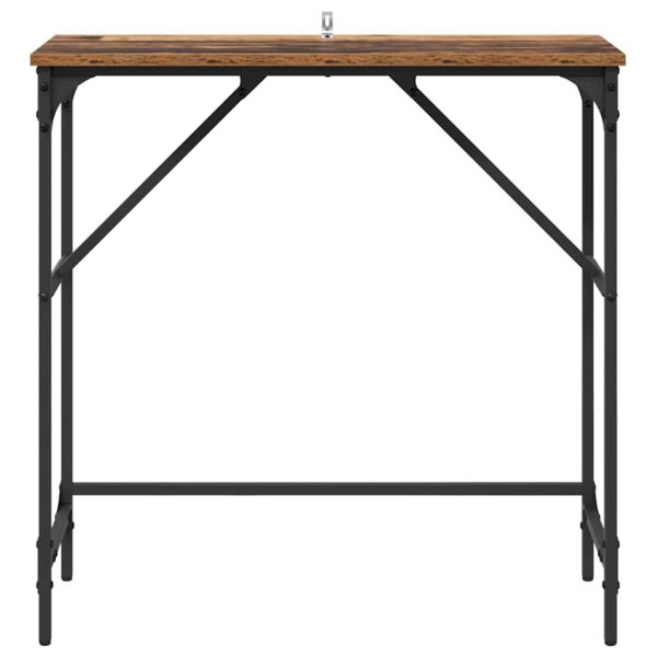 Конзолна маса Старо дърво 75 x 32 x 75 см Инженерно дърво