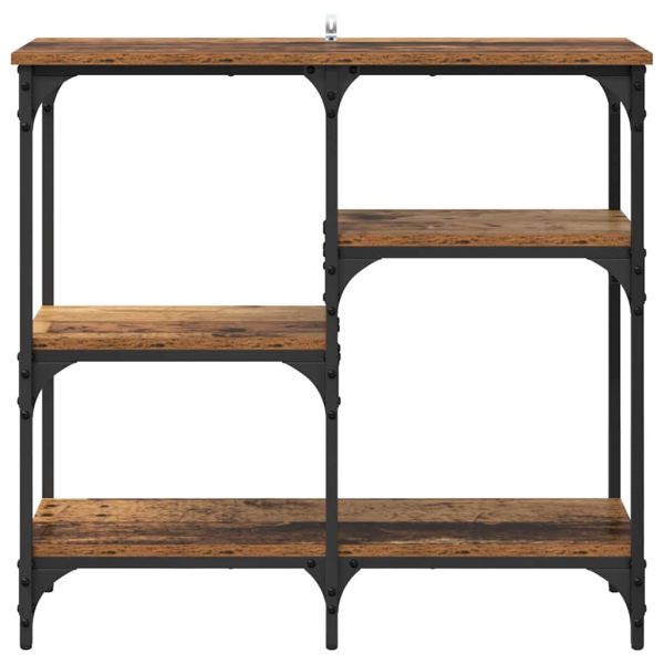 Конзолна маса Старо дърво 80 x 29 x 75 см Инженерно дърво