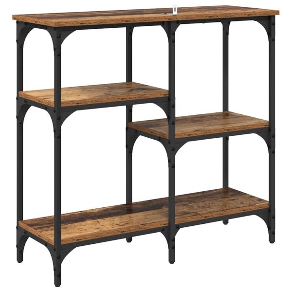 Конзолна маса Старо дърво 80 x 29 x 75 см Инженерно дърво