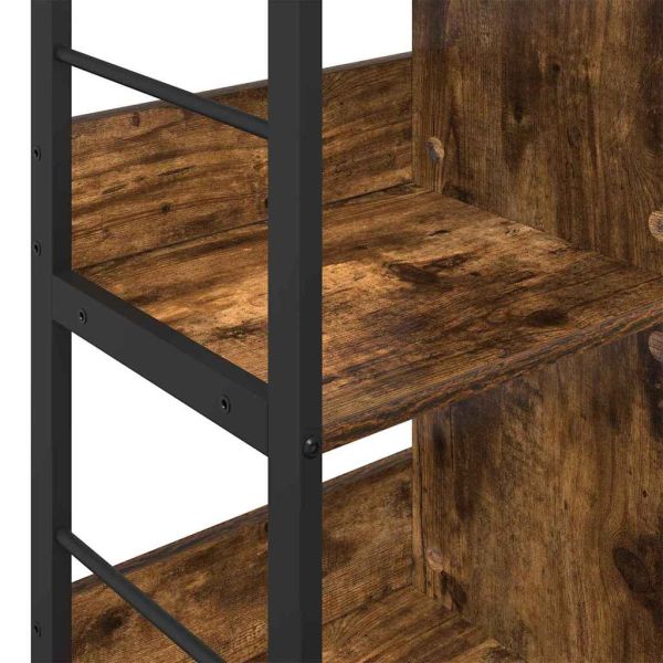 Рафт за книги Димян дъб 102 x 32 x 104,5 см Инженерно дърво