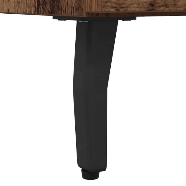 Нощен шкаф 2 pcs Старо дърво 40 x 35 x 47,5 см Инженерно дърво