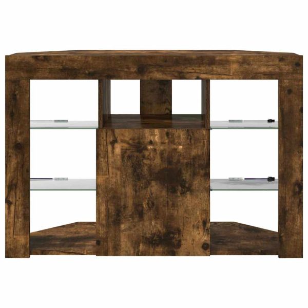 Ъглов кабинет за LED телевизор Димян дъб 100x40x68см