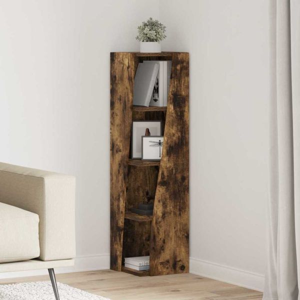 Ъглов шкаф Димян дъб 27,5x27x102см Инженерно дърво