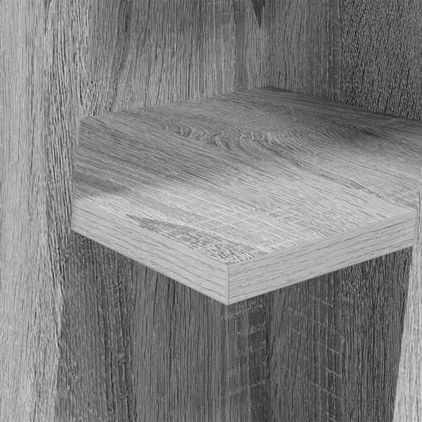 Ъглов шкаф Сив Сонома 27,5x27x102см Инженерно дърво