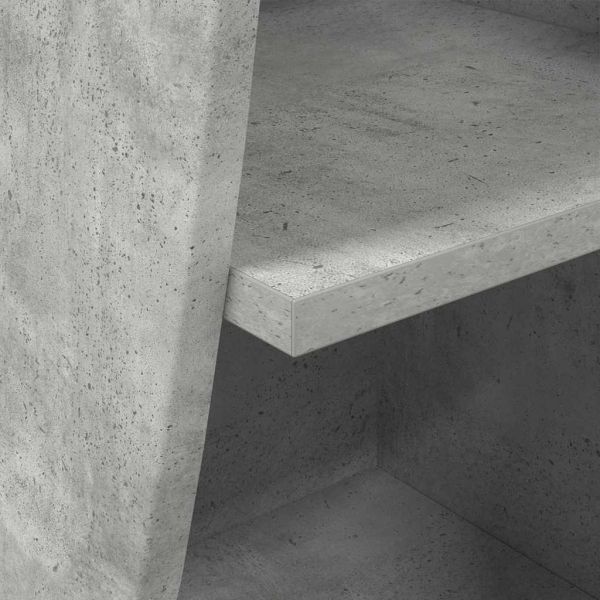 Ъглов шкаф Циментено сиво 32x32x102см Инженерно дърво