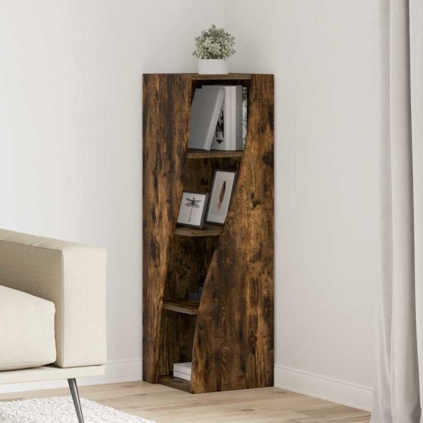 Ъглов шкаф Димян дъб 32x32x102см Инженерно дърво