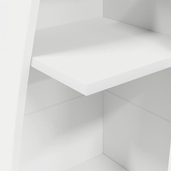 Ъглов шкаф 27,5x27x140см Инженерно дърво