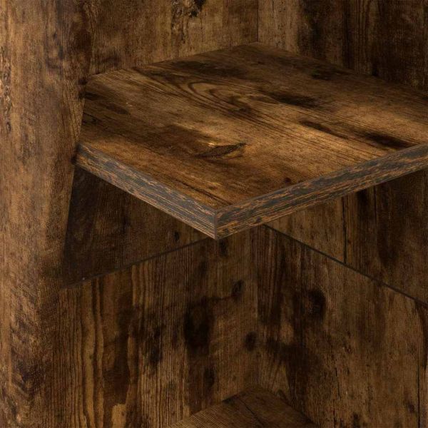 Ъглов шкаф Димян дъб 27,5x27x140см Инженерно дърво