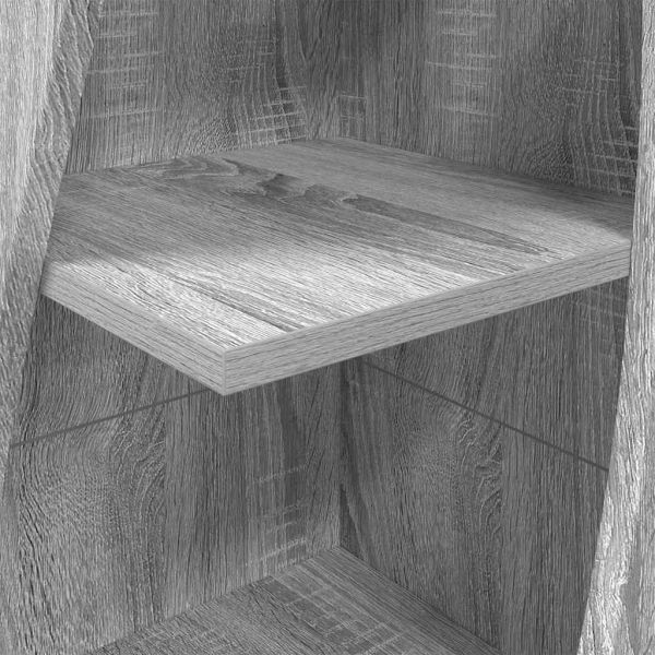 Ъглов шкаф Сив Сонома 32x32x140см Инженерно дърво