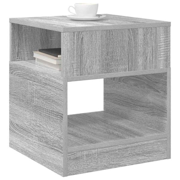 Крайна масичка 2 pcs Сив Сонома 40,5 x 40 x 45 см