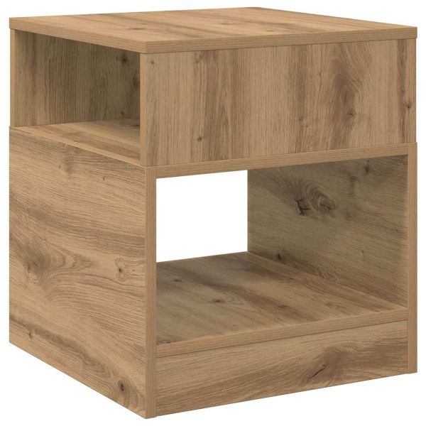 Крайна масичка 2 pcs Дъб 40,5 x 40 x 45 см Инженерно дърво