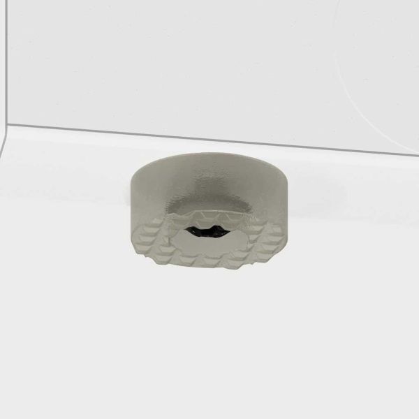 Крайна масичка Бяло 37 x 32 x 40 см Инженерно дърво