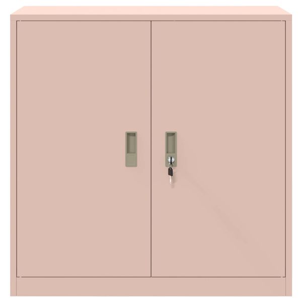Шкаф за съхранение Розово 90 x 40 x 90 cm Стомана