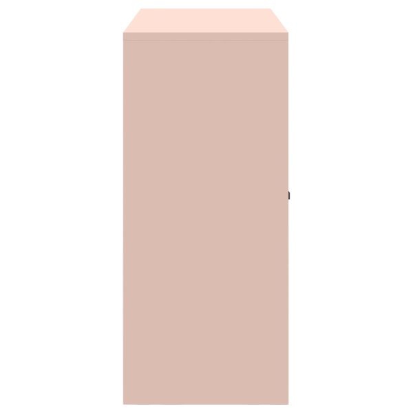 Шкаф за съхранение Розово 90 x 40 x 90 cm Стомана