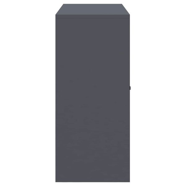 Шкаф за съхранение Антрацит 90 x 40 x 90 cm Стомана