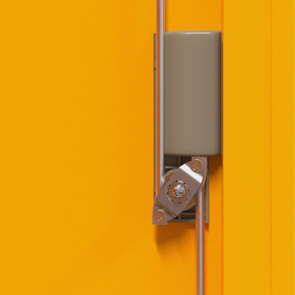 Шкаф за съхранение Горчично жълто 90 x 40 x 90 cm