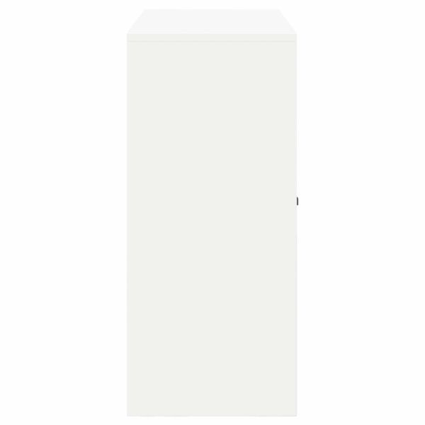 Шкаф за съхранение Бял 90 x 40 x 90 cm Стомана