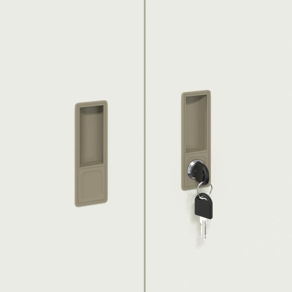 Шкаф за съхранение Бял 90 x 40 x 90 cm Стомана