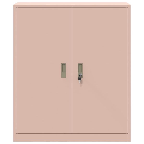 Шкаф за съхранение Розово 90 x 40 x 105 cm Стомана
