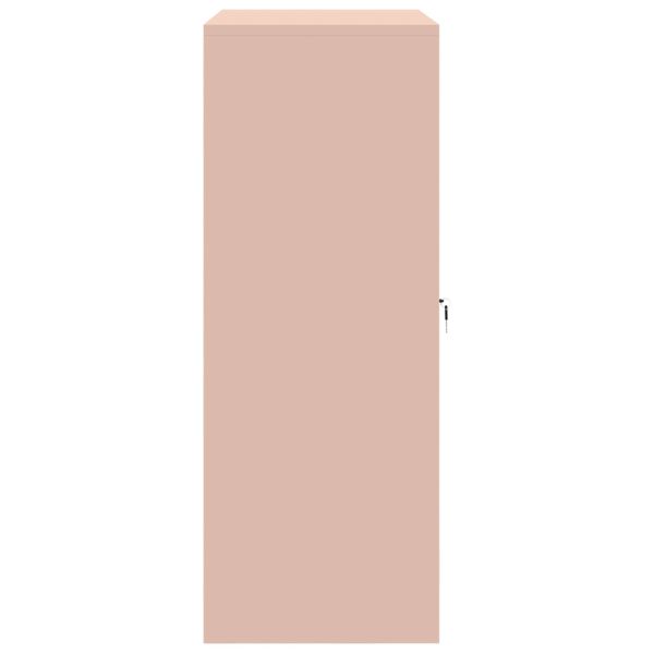Шкаф за съхранение Розово 90 x 40 x 105 cm Стомана