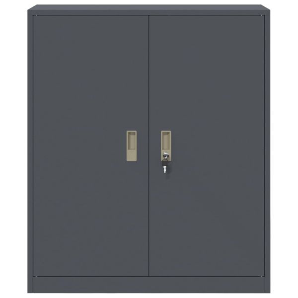 Шкаф за съхранение Антрацит 90 x 40 x 105 cm Стомана