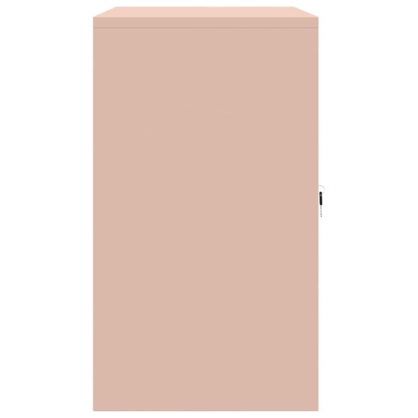 Шкаф за съхранение Розово 80 x 40 x 70 см Стомана