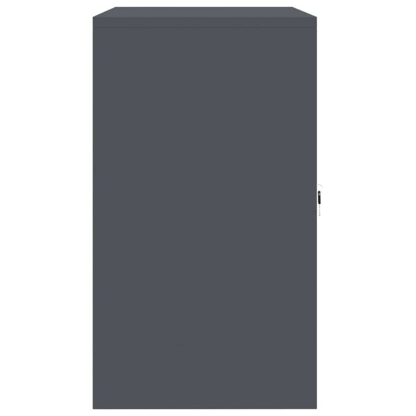 Шкаф за съхранение Антрацит 80 x 40 x 70 см Стомана