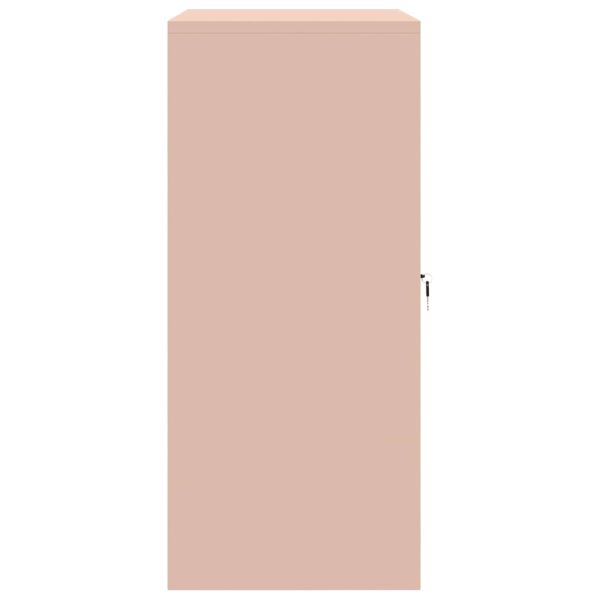 Шкаф за съхранение Розово 80 х 40 х 90 см Стомана