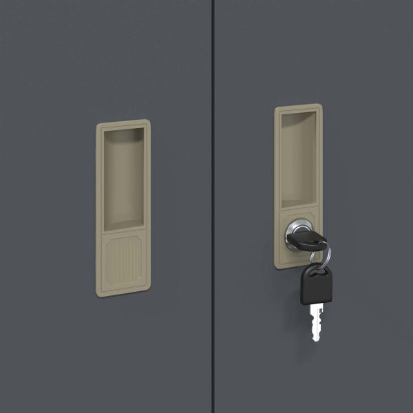 Шкаф за съхранение Антрацит 80 х 40 х 90 см Стомана