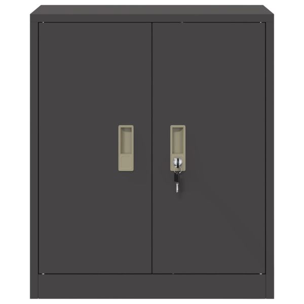 Шкаф за съхранение със съхранение Черно 60 x 40 x 70 см