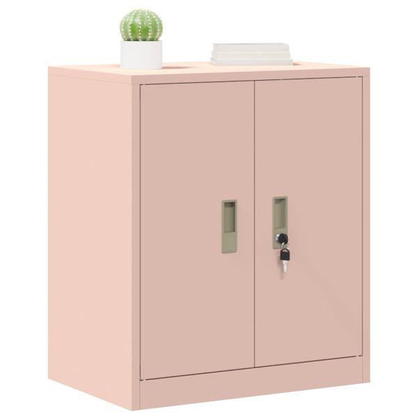 Шкаф за съхранение Розово 60 x 40 x 70 см Стомана