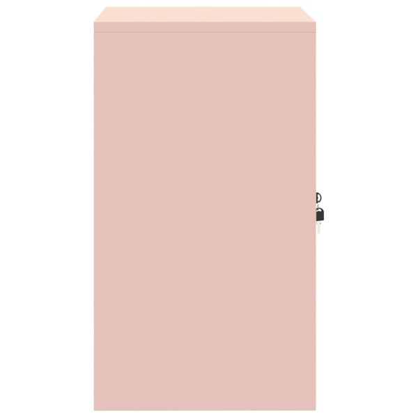 Шкаф за съхранение Розово 60 x 40 x 70 см Стомана