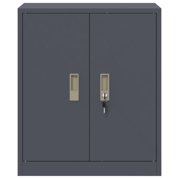 Шкаф за съхранение със съхранение Антрацит 60 x 40 x 70 см