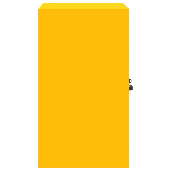 Шкаф за съхранение Горчично жълто 60 x 40 x 70 см