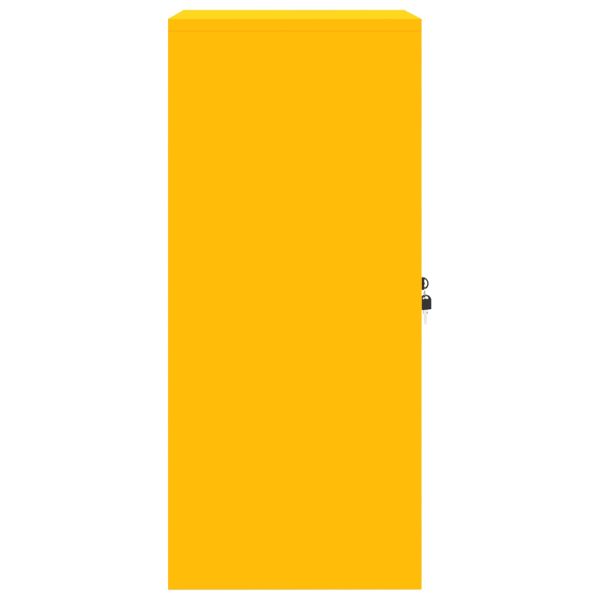 Шкаф за съхранение Горчично жълто 60 x 40 x 90 cm