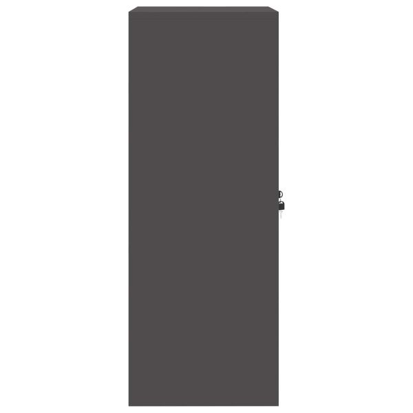 Шкаф за съхранение Черен 60 x 40 x 105 см Стомана