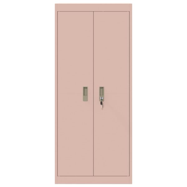 Шкаф за съхранение Розово 60 x 40 x 140 cm Стомана