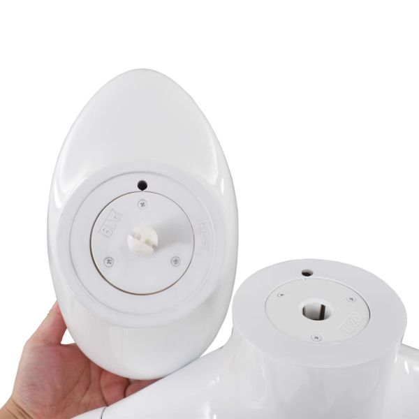 Мъжки манекен в цял ръст, стъклена основа, бял гланц, 185 см