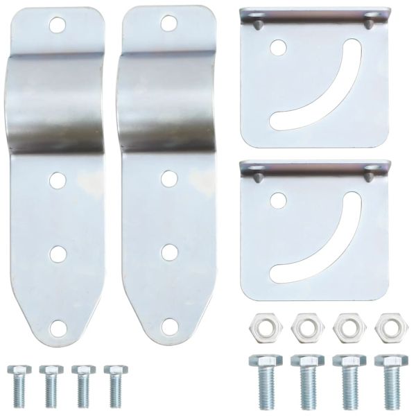 Градинско изпъкнало огледало за движение, черно, Ø45 см, поликарбонат