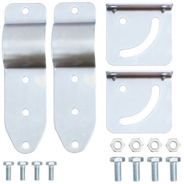 Градинско изпъкнало огледало за движение, черно, Ø60 см, поликарбонат