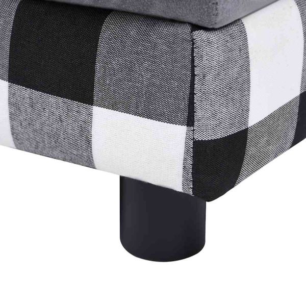 Кучешки диван, сив, 57x34x36 см, плюш