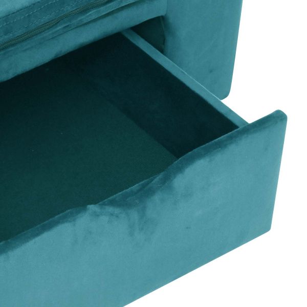 Диван за кучета със съхранение Тюркоаз 75 x 50 x 38см Плюш