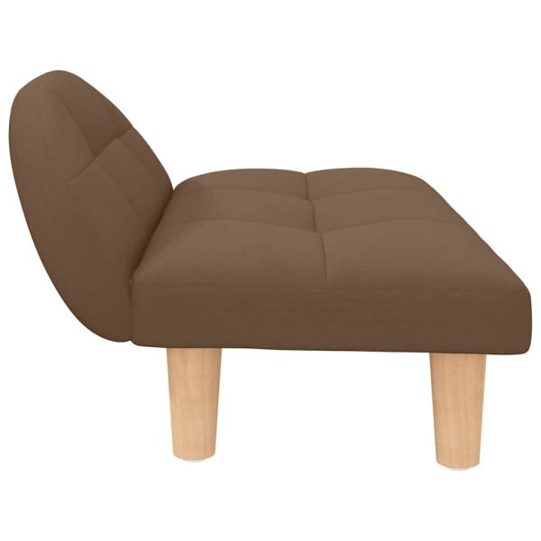 Кучешко легло кафяво 70x52x30 см текстил