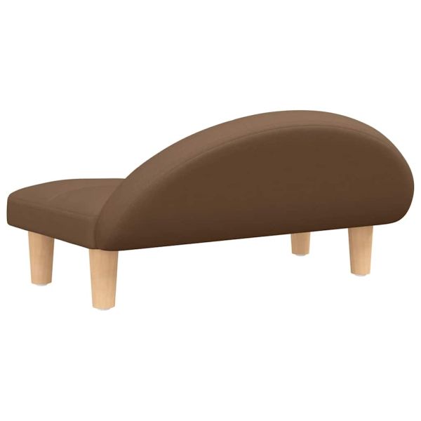 Кучешко легло кафяво 70x52x30 см текстил