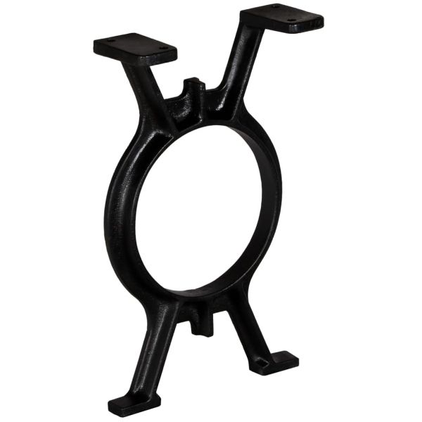 Крака за пейка, 2 бр, O-образни, чугун